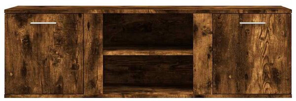 Füstös tölgy színű szerelt fa TV-szekrény 120x34x37 cm
