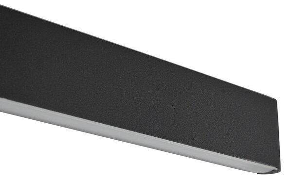 Lucande Smart LED lógó világítás Mylosh, fekete, CCT, Tuya, dimmelhető, Fekete, Nappali / Étkező, Alumínium, Modern