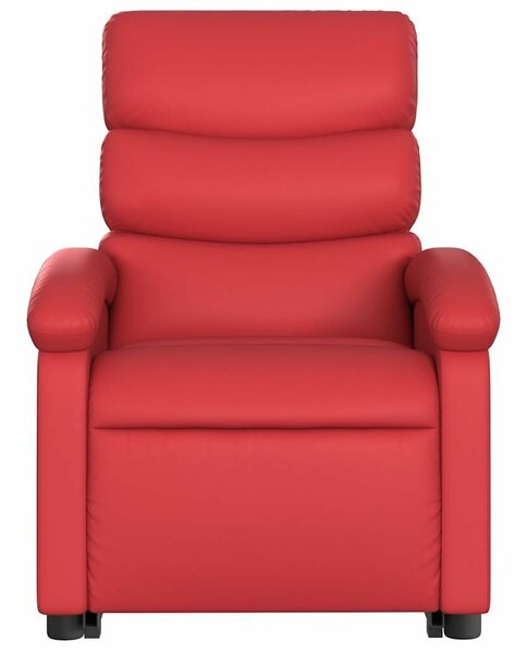 Relax Fotel - Elektromos Emelő - Piros Műbőr