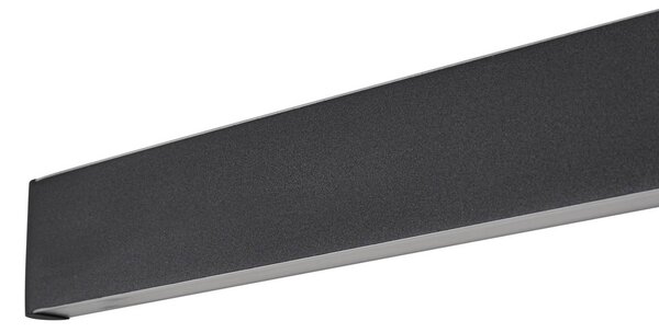 Lucande Smart LED mennyezeti világítás Mylosh, fekete, CCT, Tuya, dimmelhető, Fekete, Nappali / Étkező, Alumínium, Modern