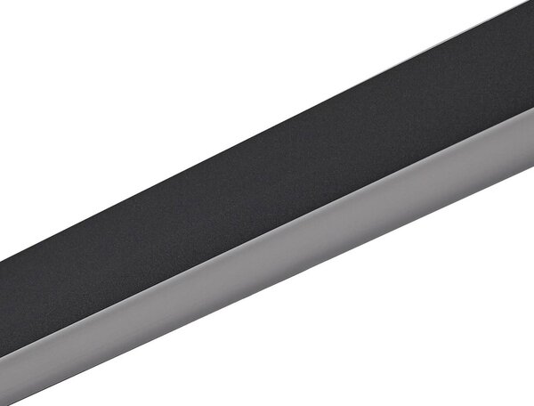 Lucande Smart LED mennyezeti világítás Mylosh, fekete, CCT, Tuya, dimmelhető, Fekete, Nappali / Étkező, Alumínium, Modern