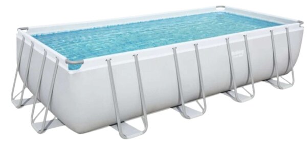 Fémvázas négyszögletű medence szett 549 cm* 274 cm* 122 cm