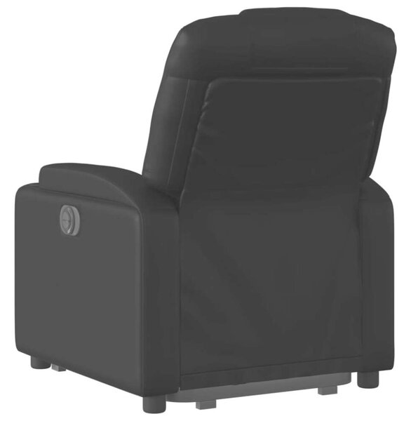 VidaXL Elektromos Felfelé Segítő Fotel - Fekete Műbőr