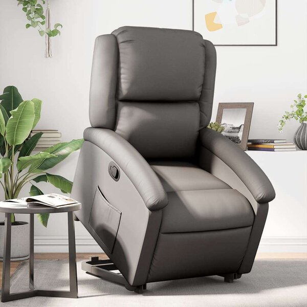 VidaXL Elektromos Felfelé Emelő Relax Fotel - Szürke