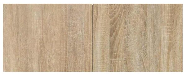 2 db sonoma tölgy szerelt fa TV-szekrény 80x30x30 cm