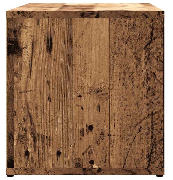 Antik fa színű szerelt fa TV-szekrény 80x34x35,5 cm