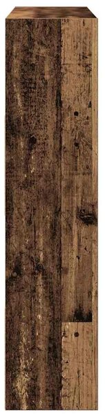 Könyvszekrény/szobaosztó régi fa 105x24x102 cm