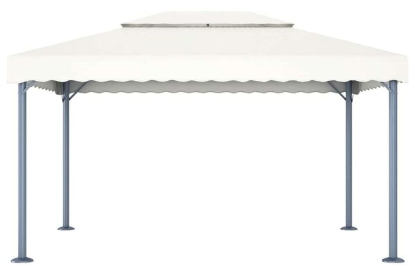 Outsunny - Alumínium Pavilon - Krémszín - 400x300 cm