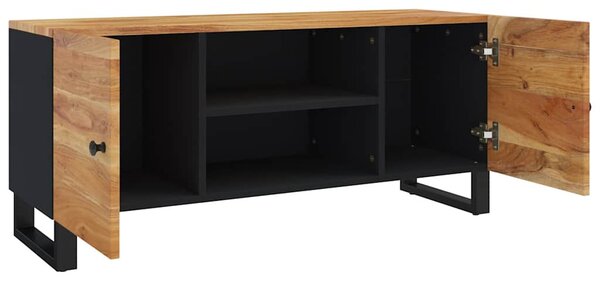 Tömör akácfa TV-szekrény 105 x 33 x 46 cm