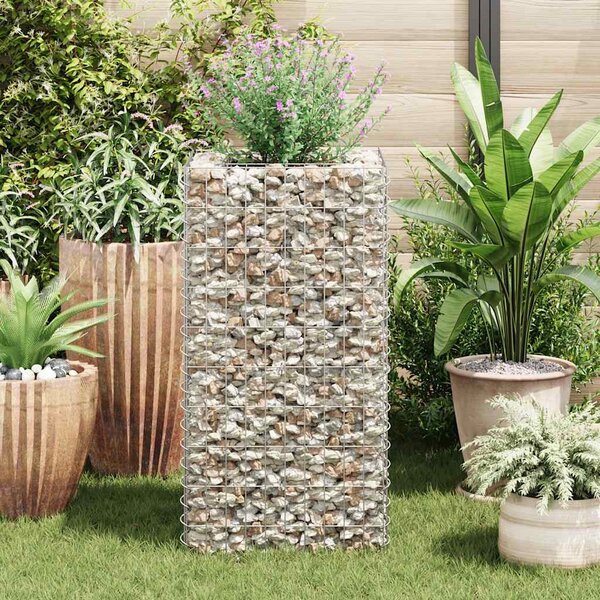 Acél gabion magaságyás 50 x 50 x 100 cm