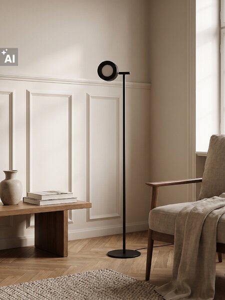 Sinsay - Minimalista LED állólámpa - fekete