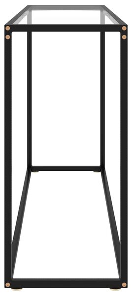 Átlátszó edzett üveg tálalóasztal 120 x 35 x 75 cm
