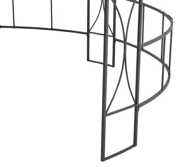 Tópszínű kerek pavilon 300 x 290 cm