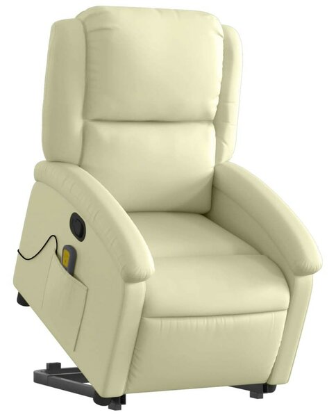 VidaXL Elektromos Felfelé Emelő Fotel - Valódi Bőr