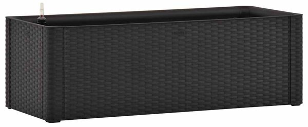 Antracitszürke kerti magaságyás öntözőrendszerrel 100x43x33cm