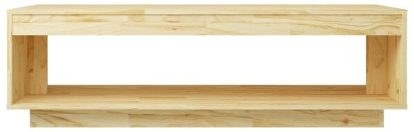 Tömör fenyőfa dohányzóasztal 110 x 50 x 33,5 cm