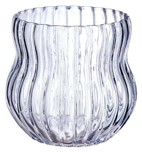 PEARL üveg váza ,Ø13 cm