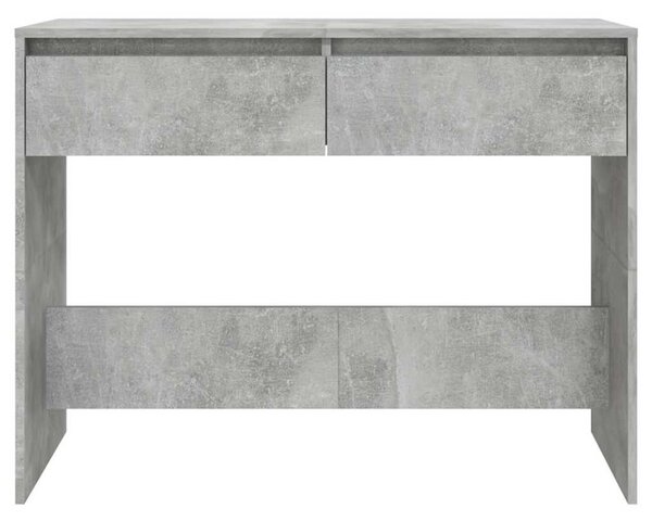 Betonszürke szerelt fa dohányzóasztal 100x35x76,5 cm