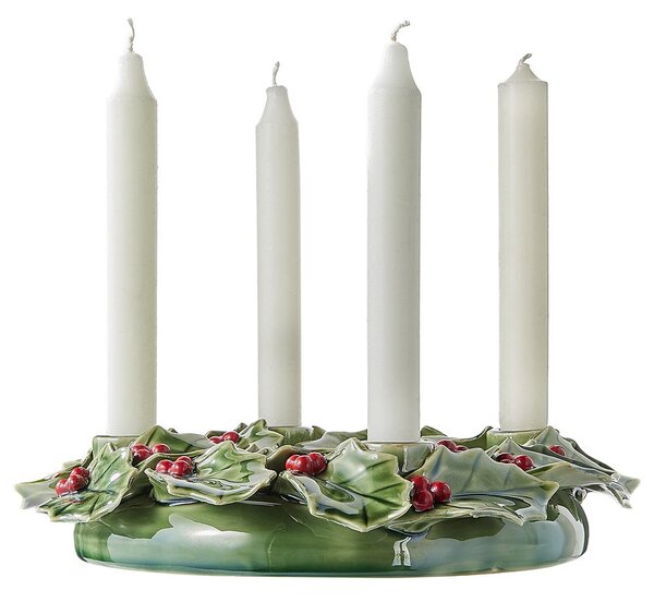 ILEX kerámia adventi koszorú Ø26cm
