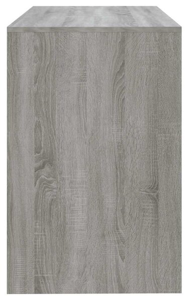 Szürke sonoma színű szerelt fa íróasztal 101x50x76,5 cm