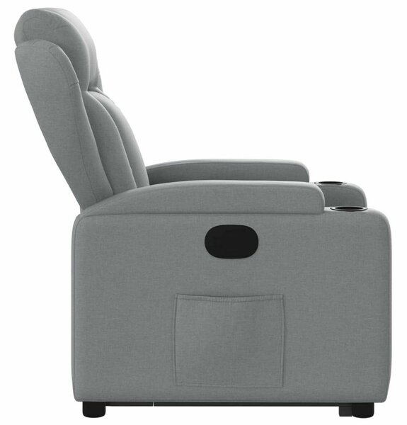 Relax Fotel Elektromos Emeléssel - Világos Szürke