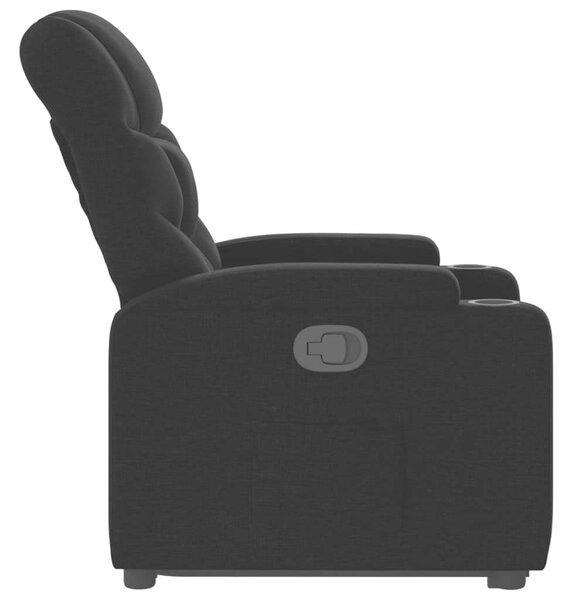 VidaXL Elektromos Felfelé Emelő Fotel - Fekete