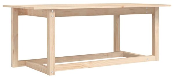 Tömör fenyőfa dohányzóasztal 110 x 55 x 45 cm
