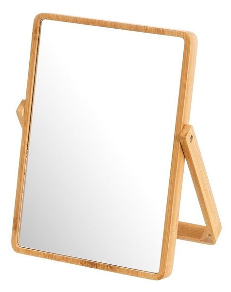 Kozmetikai tükör bambusz kerettel 20x27 cm – Casa Selección