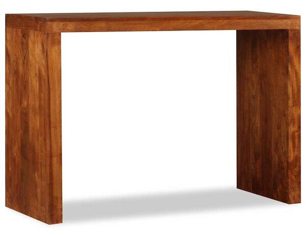 Tömör fa konzolasztal mézszínű bevonattal 110 x 40 x 76 cm