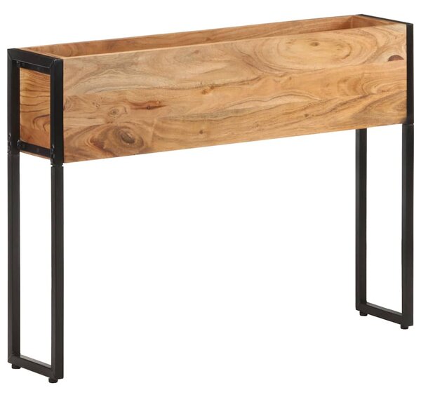 Tömör akácfa virágtartó 90 x 20 x 68 cm