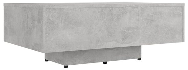 Betonszürke szerelt fa dohányzóasztal 85 x 55 x 31 cm