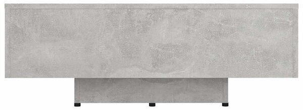 Betonszürke szerelt fa dohányzóasztal 85 x 55 x 31 cm