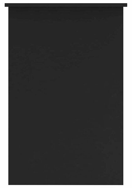 Fekete szerelt fa íróasztal 100 x 50 x 76 cm