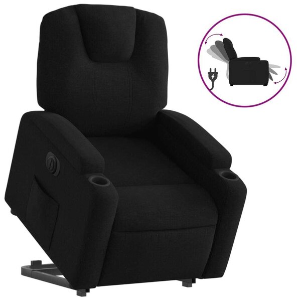 VidaXL Elektromos Felfállást Segítő Fotel - Fekete
