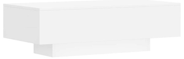 Fehér szerelt fa dohányzóasztal 100x49,5x31 cm