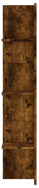 Füstös tölgy színű szerelt fa TV-szekrény 152x22x113 cm