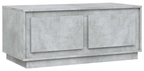 Betonszürke szerelt fa dohányzóasztal 102x50x44 cm