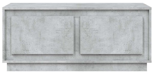 Betonszürke szerelt fa dohányzóasztal 102x50x44 cm