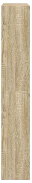 Cipőtartó Szekrény - Sonoma Tölgy - 3 Fiók - 80x21x125,5cm