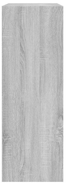 VidaXL szürke sonoma színű szerelt fa cipőszekrény 80x34x96,5 cm