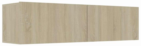 Sonoma tölgy szerelt fa TV-szekrény 120 x 30 x 30 cm