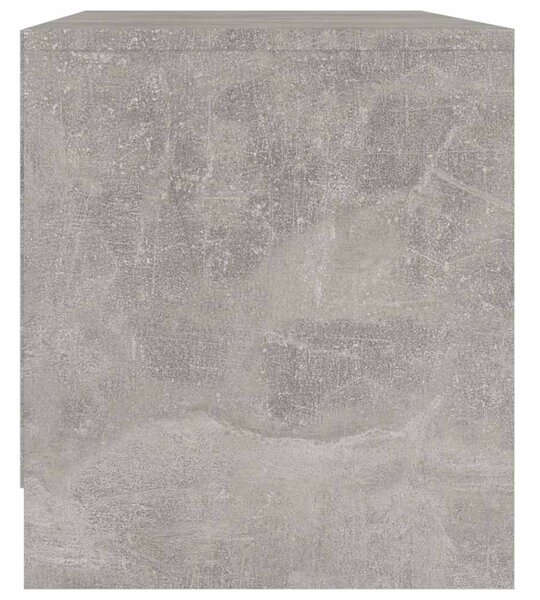 Betonszürke szerelt fa TV-szekrény 90x35x40 cm