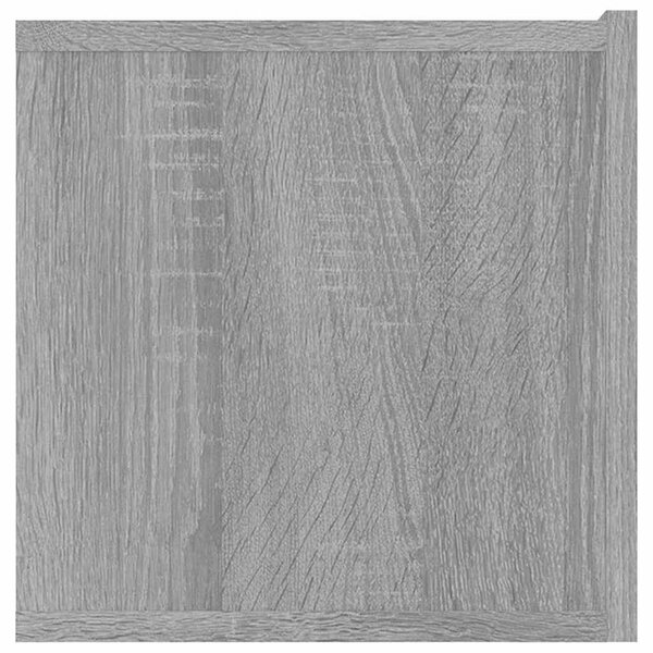 Szürke sonoma színű szerelt fa TV-szekrény 80x30x30 cm