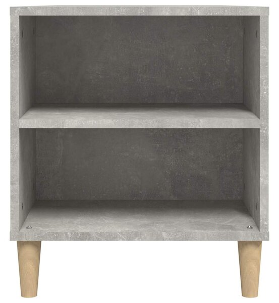 Betonszürke szerelt fa TV-szekrény 102 x 44,5 x 50 cm