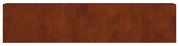 Corten acél kerti magaságyás 360x40x80 cm