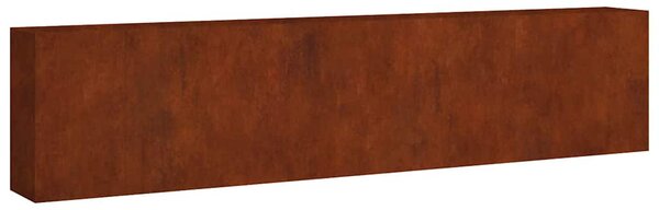 Corten acél kerti magaságyás 360x40x80 cm
