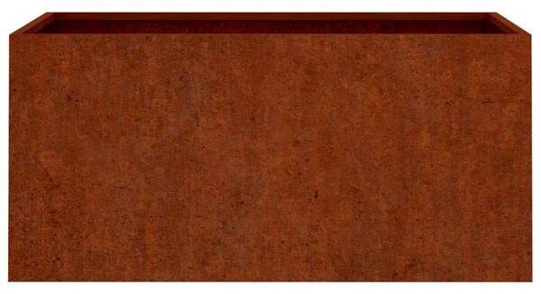 Corten acél növénytartó 62x30x29 cm