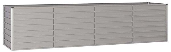 Rozsda színű corten acél kerti magaságyás 320 x 80 x 77 cm