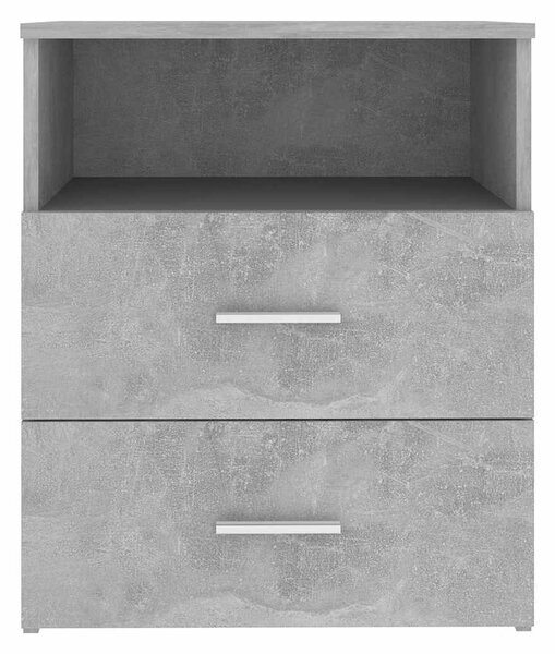 Betonszürke éjjeliszekrény 50 x 32 x 60 cm