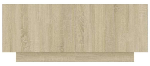 Sonoma-tölgy színű forgácslap éjjeliszekrény 100 x 35 x 40 cm